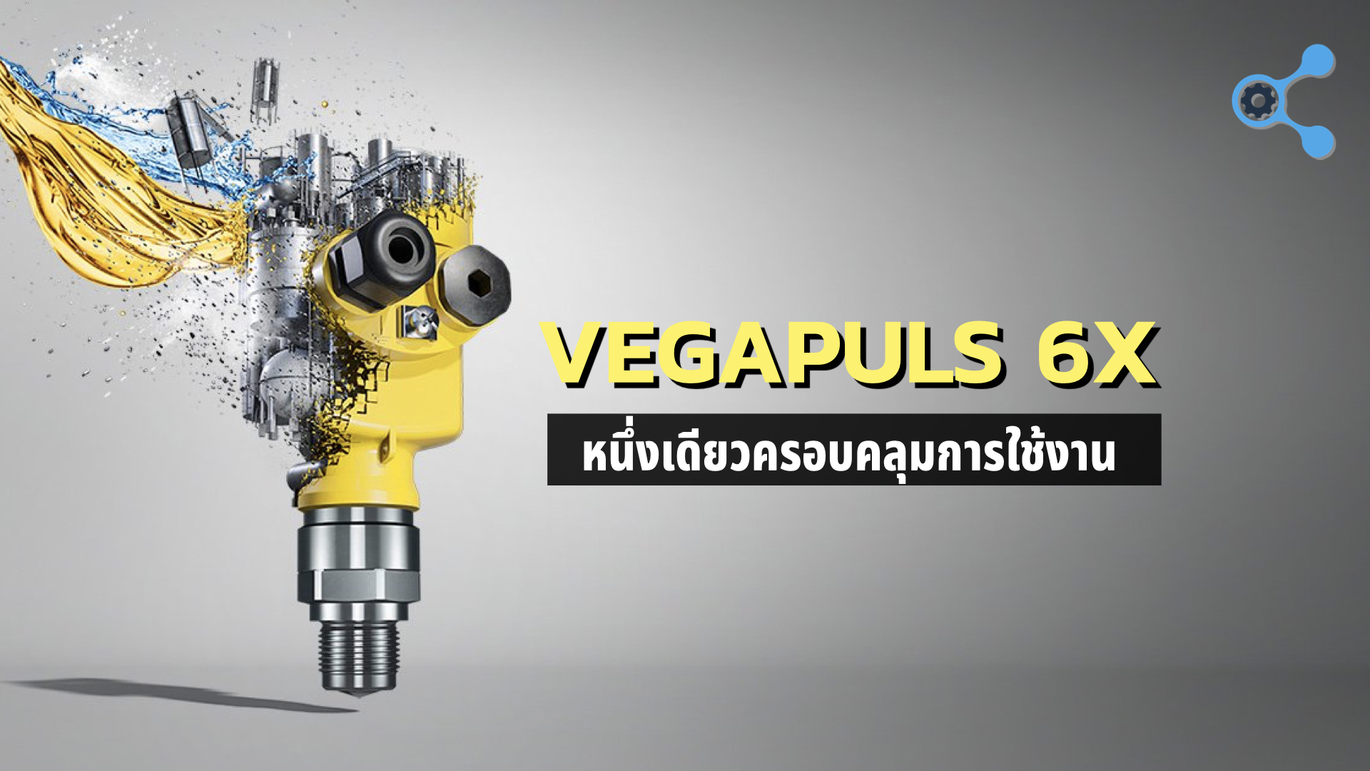VEGAPULS 6X หนึ่งเดียวครอบคลุมทุกการใช้งาน