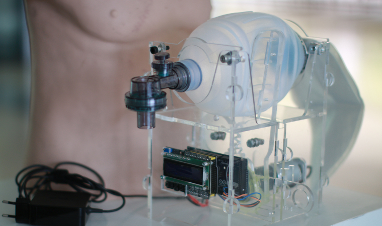 นวัตกรรมเครื่องช่วยหายใจแบบ Ventilator