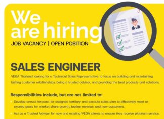 WE ARE HIRING JOB VACANCY ”SALES ENGINEER”