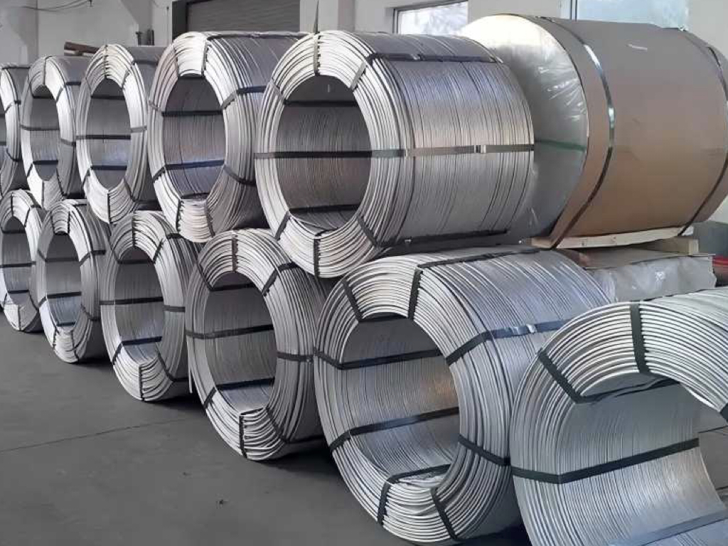 aluminiums steel wire roll up
