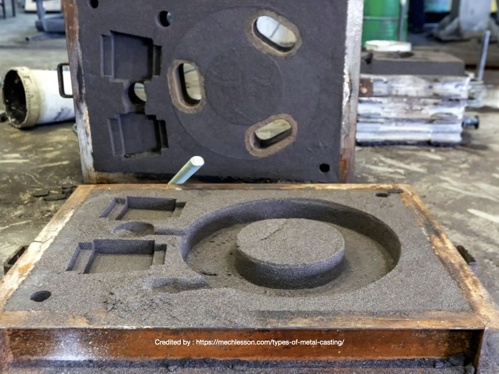 การหล่อทราย Sand Casting