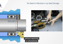 5 Case Study จริง: จาก Oil Seal เดิม สู่ LabTecta®66 Labtecta66 bearing isolator installation